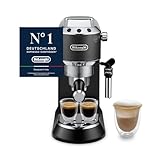 De'Longhi Dedica Style - Perfetto Kompakte Siebträgermaschine Espressomaschine...