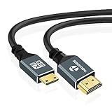 Thsucords Ultradünnes 8K 4K Mini HDMI auf HDMI Kabel 2M, Flexibel Weich und...