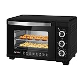 WOLTU Mini Backofen 21 L, elektrischer Minibackofen, Miniofen, Pizzaofen, 1280...