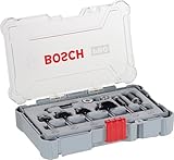 Bosch Professional 6tlg. Rand- und Kantenfräser Set (für Holz, für...