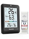 Newentor MAX MIN Thermometer innen außen 24/48 Std./alle Zeiten - Hygrometer...