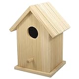 Rayher Kleines Deko-Holz-Vogelhaus, zu Dekorationszwecken geeignet, 12,5 x 10 x...