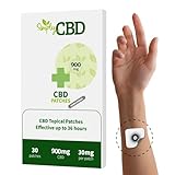Simply CBD Topical Patches — 30 Pflaster — 30 mg pro Pflaster, weiß