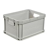 keeeper bruno eco line Box, Kunststoff, Light Grey, 1 x 20 l, Hellgrau