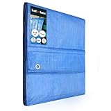 KOTARBAU® Plane - 75 g/m2 - Abdeckplane - 6 x 8 m - Schutzplane - Stark & Dick...