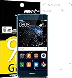 NEW'C 2 Stück, Panzer Schutz Glas für Huawei P10 Lite, Frei von Kratzern, 9H...