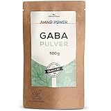 GABA Pulver Vegan | 500 g Beutel plastikfrei | 100% reine Aminosäure |...