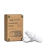 EcoYou Zahnseide nachhaltig aus Bambus-Aktivkohle, Nachfüllset, 2x30 m, vegan &...