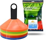 TK Gruppe Timo Klingler 25x Markierungshütchen Hütchen Kegel für Slalom...