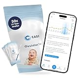 CASC Ovulationstest | 50 x Fruchtbarkeitstest für Frauen mit App -...