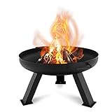 Lehmann Feuerschalen für den Garten - Feuerstelle Lagerfeuer Stahl - Feuerkorb...