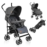 LIONELO Elia Buggy Klein Zusammenklappbar Kinderwagen Bis 15 Kg, Rücken Und...