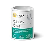 Raab Vitalfood® Calciumcitrat Pulver (90 g) - 100% Calciumcitrat ohne Zusätze,...