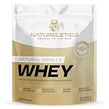 NATURELETICS VANILLE 1kg natürliches Premium Whey Protein aus Deutschland ohne...