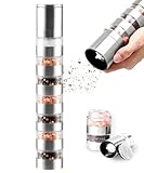 ZOLMER® Modulare Salz und Pfeffermühle 2 in 1 mit 7 Kammern – Edelstahl Salz...