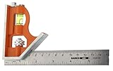 Bahco Winkelschmiege, Skalen L. 150 mm, 6Zoll aus Edelstahl, mit Schreiber