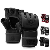 BEASTRAGE MMA Handschuhe für Männer und Frauen,Martial Arts Mitts Grappling...