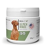 ReaVET Ulmenrinde Pulver Amerikanisch für Hunde & Katzen 120g – Natürlich...