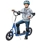 HOMCOM Kinderroller Scooter Tretroller Cityroller Kinder Roller Kickboard 12...