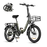 ENGWE E-Bike Klapprad Elektrofahrrad mit 20 Zoll Fat Tire, 15.6Ah Lithium-Akku...