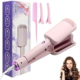 HASAIKA® Welleneisen Lockenstab, Welleneisen für Haare Beach Waves, 32mm...