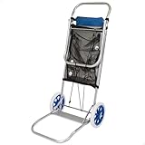 Aktive 53928 - Faltbarer Strandwagen, umwandelbar in einen 2-in-1-Tisch, Maße...