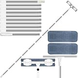 Teleskop Fensterwischer 388 cm, Professioneller Fensterputzer Set, 2 In 1...