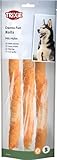 TRIXIE Denta Fun Rolls mit Huhn - Rinderhaut mit Hühnchenfilet ummantelt - 3...