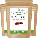 Superba Premium Krillöl Softgel Caps - mit revolutionärem Omega 3 Öl -...