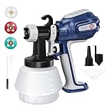 TurboVolt 700W HVLP Farbsprühsystem, 1500 ml/min Lackierpistole Elektrisch mit...