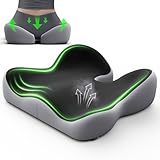 Benazcap Sitzkissen OrthopäDisch,Memory Foam Sitzkissen Stuhlkissen füR...