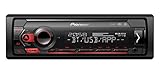 Pioneer MVH-S420DAB 1-DIN-Autoradio mit DAB+, rot, deutsche Menüführung,...