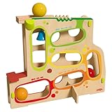 HABA Stand-Kugelbahn Kullerrum – Kugelbahn für Kinder ab 1 Jahr – mit 3...