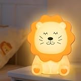 Nachtlicht Kinder Löwe Baby Stilllicht Dimmbar mit 7 Farben Kinderlicht,...