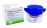 Medi-Inn Tablettenmörser blau | Tablettencrusher zum Zerkleinern von Tabletten...