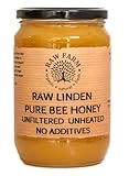 900 g Reiner, Roher Linden Honig 100% Natürlichen – Ungefiltert, Ungeheizt,...