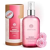 GRÜNE VALERIE® Rosenwasser Spray - XXL 300 ML - für eine reine Haut -...