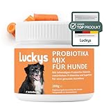 Luckys Box Probiotika-Mix für Hunde: Darmflora Aufbau bei Juckreiz, Durchfall &...