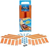 Hot Wheels Bahn Track Builder, Trackteile & Verbindungsstücke (36 Teile) für...