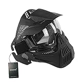 WISEONUS Paintball Maske Ausrüstung Airsoft Masken mit Schutzbrille Taktische...