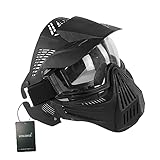 WISEONUS Paintball Maske Ausrüstung Airsoft Masken mit Schutzbrille Taktische...