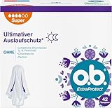 o.b. ExtraProtect Super, Tampons für starke Tage mit Dynamic Fit Technologie &...