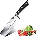 SHAN ZU Kochmesser Nakiri Küchenmesser Profi Messer Chefmesser 16.5 cm...