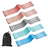 HENGBIRD FitnessbäNder 5er Set, 5 Stärken Fitness Bänder mit Tragebeutel und...