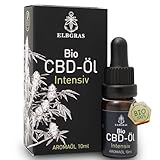 Bio CBD Öl 30% - Elbgras - Deutsches Bioprodukt - Hanföl Cannabis Tropfen mit...