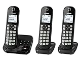 Panasonic KX-TGC463GB Digitales Schnurloses Telefon mit Anrufbeantworter,...