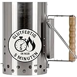 Petromax Anzündkamin XL (6,5L) – Robuster Edelstahl Grillanzünder mit...