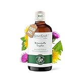 BitterKraft! Original BIO Bitterstoffe Tropfen 100ml - nach Hildegard von Bingen...