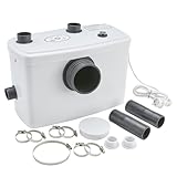 Arebos Hebeanlage | Schmutzwasserpumpe | Fäkalienpumpe | Abwasser | 600 W |...
