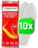 TerraTherm Sohlenwärmer- 10 Paar M, Wärmesohlen für Schuhe Aller Art,...